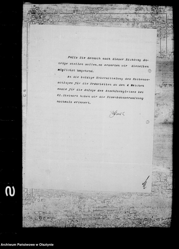 image.from.unit.number "/Schriftverkehr betr. die Zwangsverwaltung, Schuldenregulierung etc. der Steinortschen Güter Bd. III/"