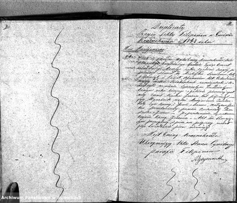 image.from.unit.number "Duplikaty Urodzonych Zaślubionych i Zmarłych Sekty Filiponów z Gminie Krasnohruda z 1848 r."