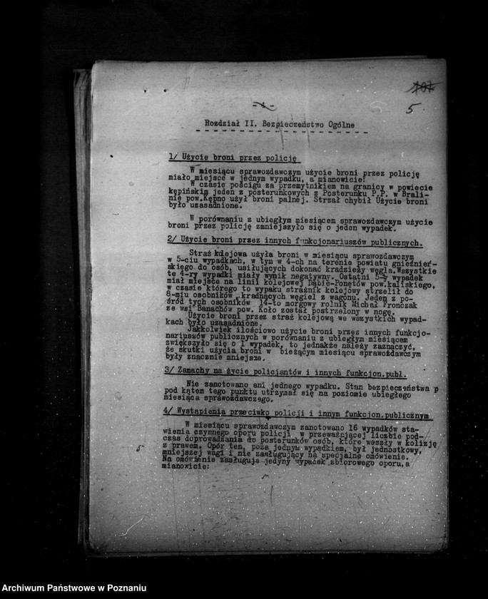 Obraz 9 z jednostki "Sprawozdania ze stanu bezpieczeństwa za miesiące kwiecień-czerwiec-lipiec 1939 r."