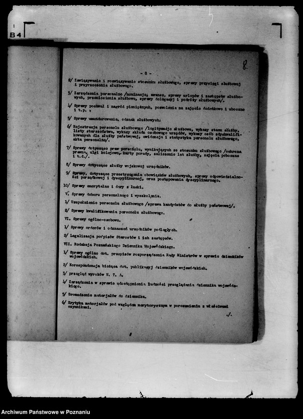 Obraz 11 z jednostki "Statut organizacyjny Urzędu Wojewódzkiego Poznańskiego"