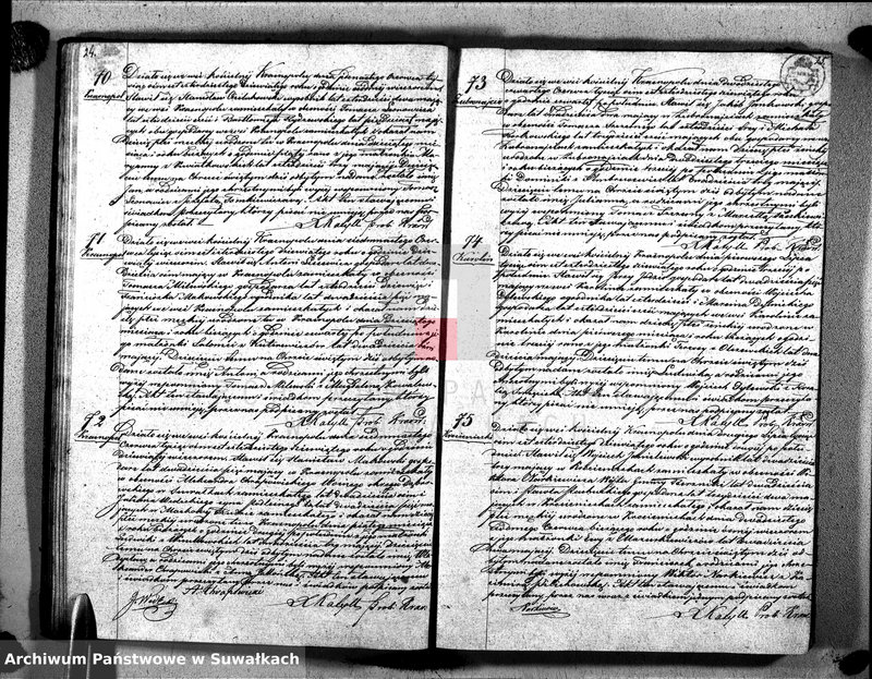 image.from.unit.number "Duplikat Akt Urodzonych, Zaślubionych i Umarłych Parafii Krasnopolskiej 1849 roku."