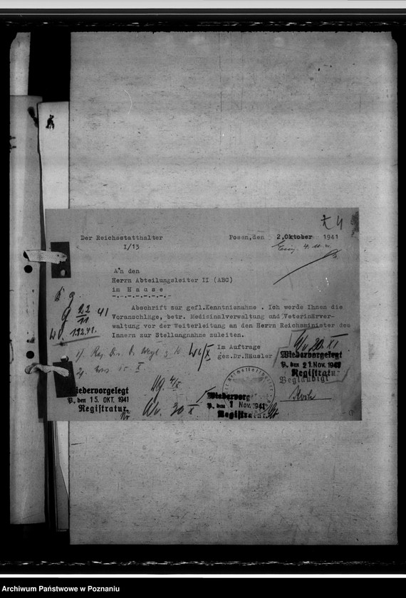 Obraz 7 z jednostki "Haushalt der Medizinalverwaltung - Haushaltsvoranschlag 1942"