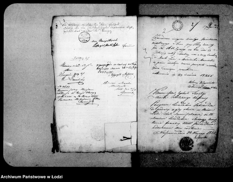 Obraz 7 z jednostki "Akta tyczące się świadectw przesiedleń"