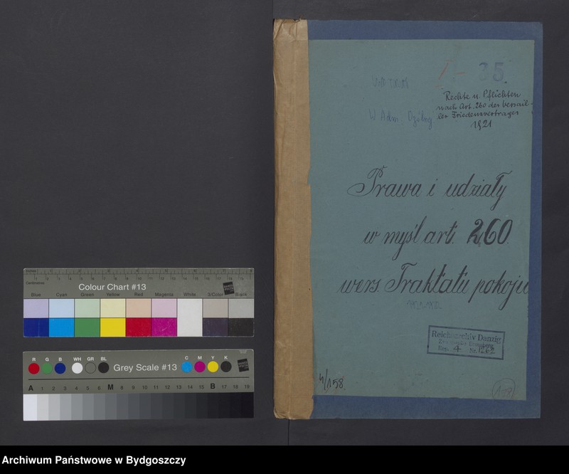 image.from.unit.number "Prawa i udziały w myśl art. 260 Wersalskiego Traktatu Pokoju"