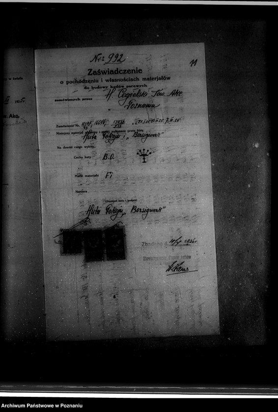 Obraz 15 z jednostki "Majątek Bugaj powiat wrzesiński własność Kościelski nr woj. kotła 4373"