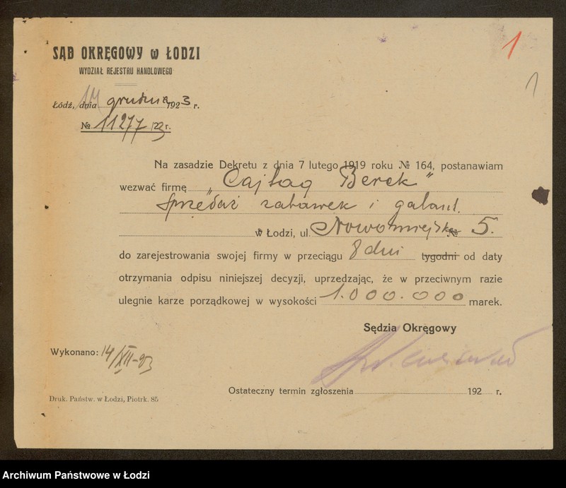 Obraz 3 z jednostki "Berek Cajtag – sprzedaż zabawek i galanterii"