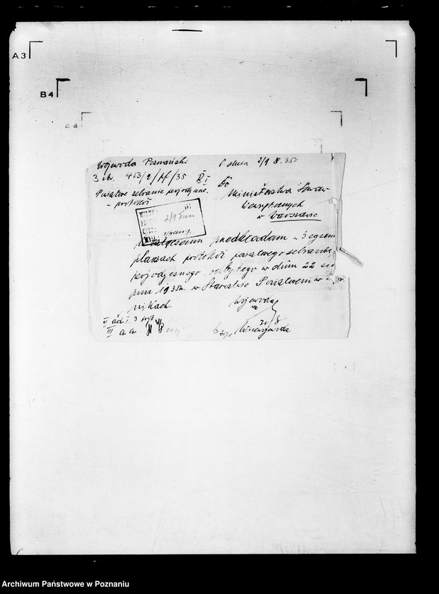 Obraz 7 z jednostki "Protokoły z zebrań periodycznych I instancji /kierowników władz i urzędów niezespolonych z terenu poszczególnych powiatów omawiające ogólną sytuację polityczną i społeczno-gospodarczą"