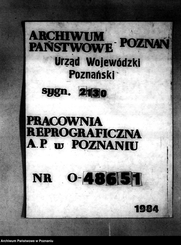 Obraz 1 z jednostki "/Zatwierdzenie wykazu nabywców działek z majątku Nietuszkowo powiatu chodzieskiego"