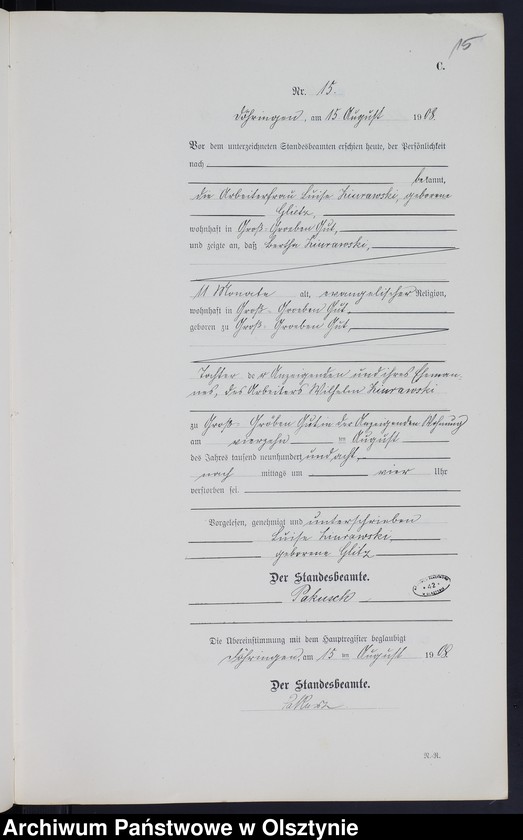 image.from.unit.number "Sterbe-Neben-Register Nr 1-26"