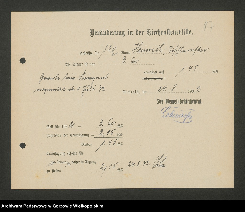 image.from.unit.number "Veränderungen in der Kirchensteuer- Hebeliste"