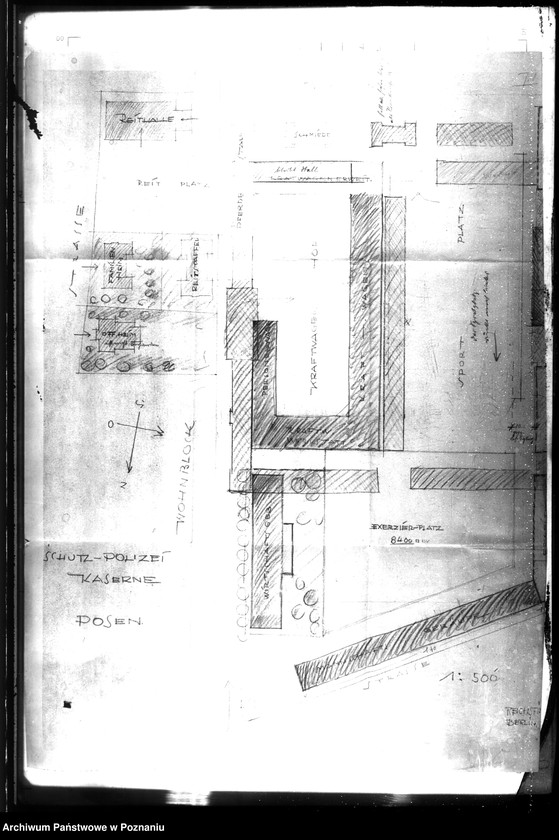 Obraz 6 z jednostki "Neubau. Schutzpolizeikaserne Posen"