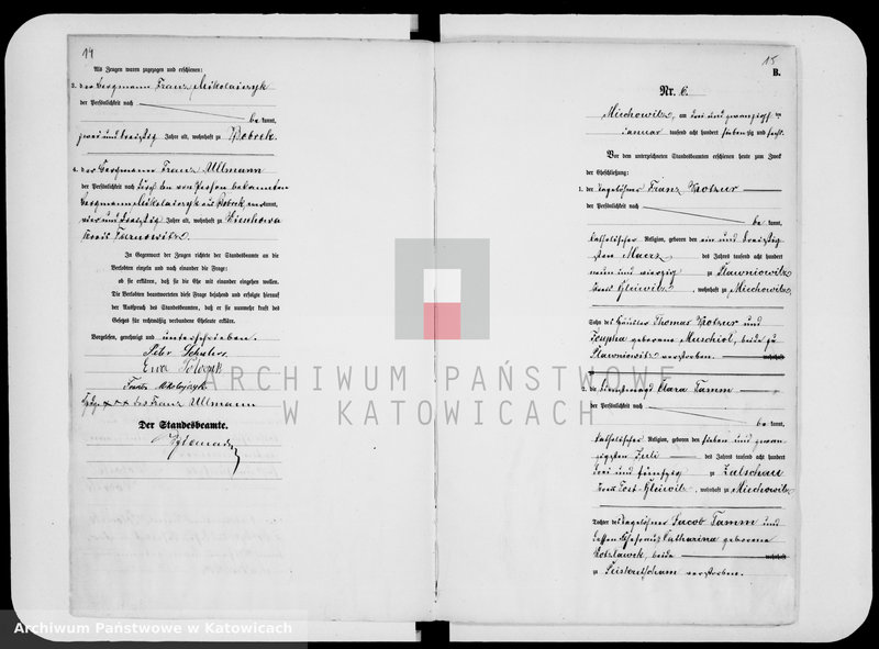 image.from.unit.number "Księga małżeństw za rok 1876 [nr 1 - 67]"
