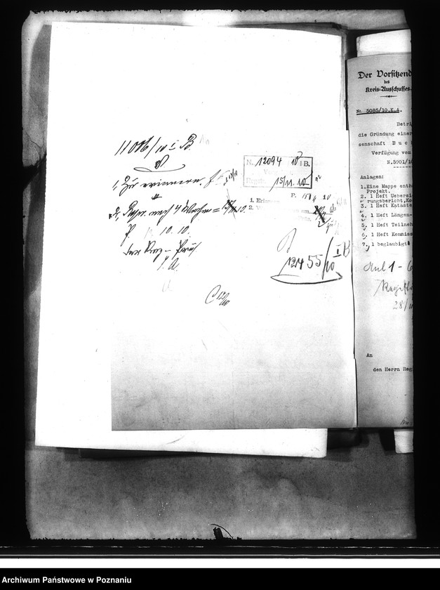 Obraz 20 z jednostki "Die Bildung einer Draenage-Genossenschaft in Buchwald Kreis Schroda Bukowy Las"