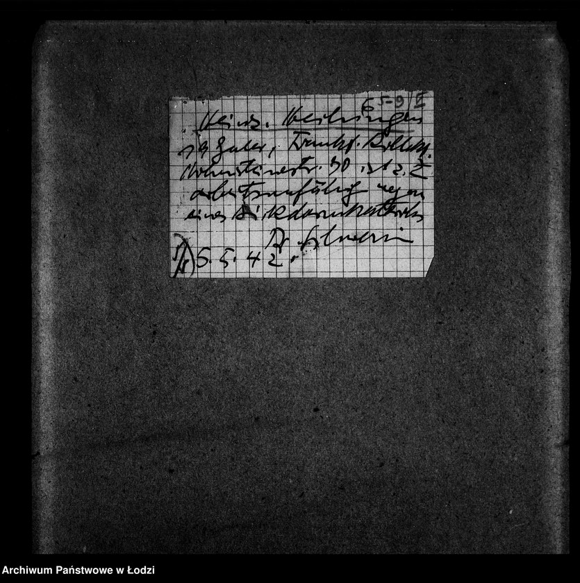 Obraz 9 z jednostki "Elektrische Strassenbahn [Zasiłki chorobowe dla pracowników wydziału, zaświadczenia lekarskie, listy pracowników]"