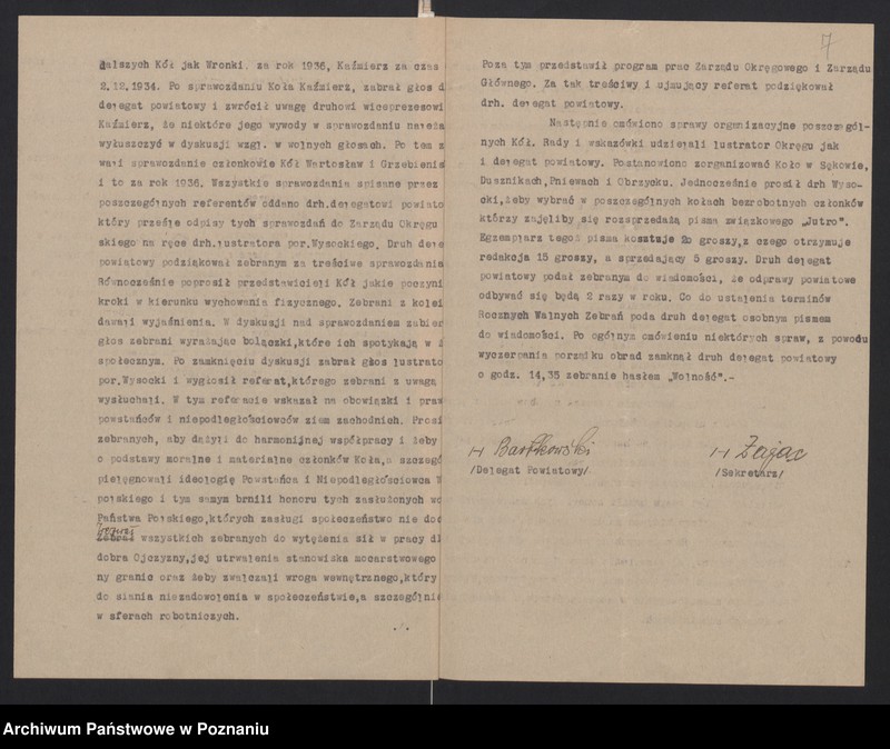 Obraz 11 z jednostki "Szamotuły - akta delegata powiatowego."