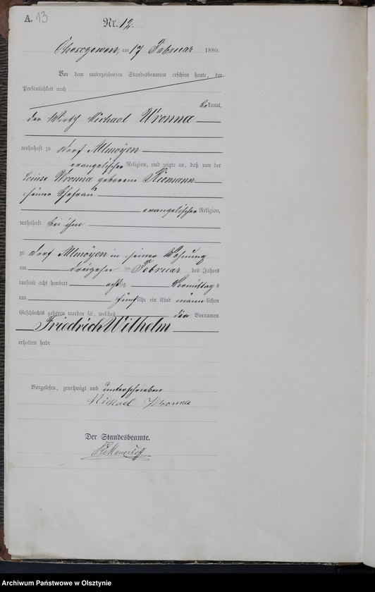 image.from.unit.number "Geburts-Haupt-Register Nr 1 - 78"