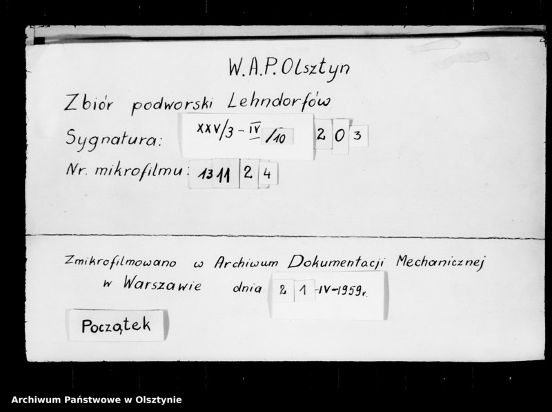 Obraz 1 z jednostki "/v. Grose, v. Hoyer, v. Kaskys, v. Maltzan, Frh. v. Mirbach- Sorquitten, v. Osten, Therese v. Pirch- Wobensin, Paul Erh. v. Röth- Eydtkuhnen an Anna Gfin Lehndorff geb. Hahn/"