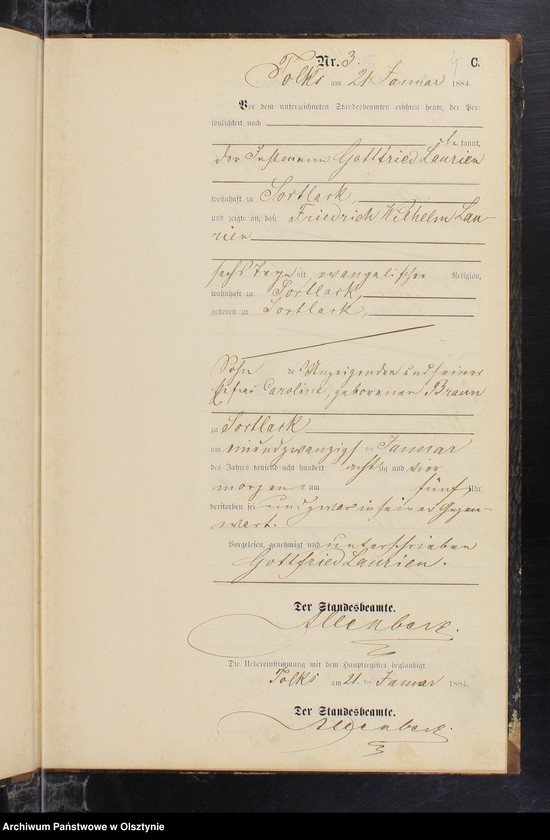image.from.unit.number "Sterbe-Neben-Register Nr 1 - 22"