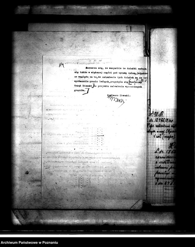 image.from.unit.number "Majątek Objezierze powiatu obornickiego wyłączenie z art. 4 i 5 ustawy o wykonaniu reformy rolnej Turno Stanisław"