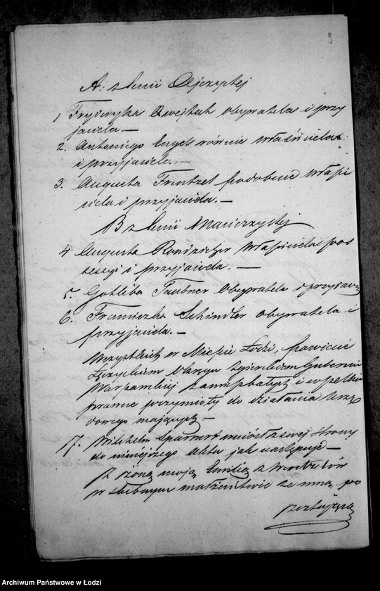 Obraz 13 z jednostki "Akta tyczące się ustanowienia opieki nad nieletnimi dziećmi po Emilii z Wangerów Sparwart"