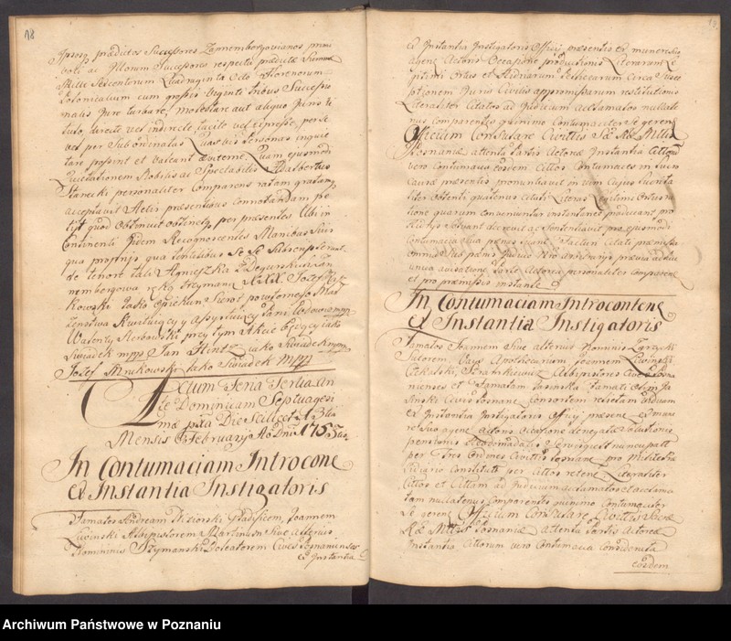 Obraz 14 z jednostki "Acta officii consularis civitatis SR.Mtis Posnaniae."