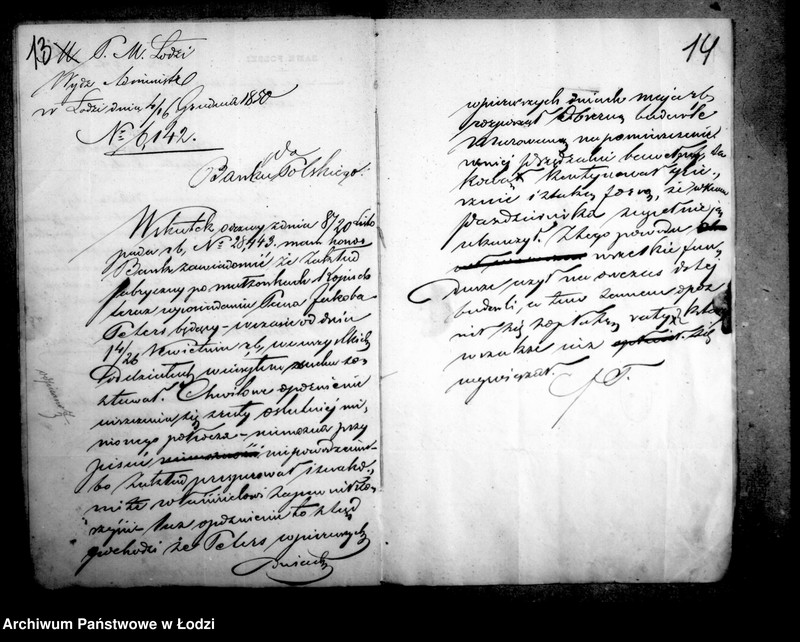 Obraz 14 z jednostki "Akta tyczące się zakładu bielnikowego"