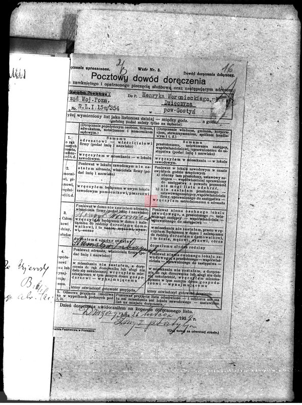 Obraz 20 z jednostki "Majętność leśna Dzięczyna w powiecie gostyńskim"