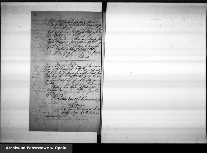 Obraz 9 z jednostki "Acta des Magistrats zu Oppeln betreffend die Wiederbesetzung der durch den Tod des p. Heyne erledigten Stadt - Secretair - Stelle"