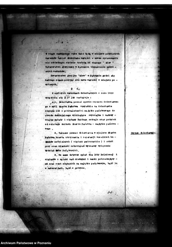 image.from.unit.number "/Umowy dzierżawne majątku Duszniki powiatu szamotulskiego/ zawarte między Towarzystwem Akcyjnym,,Siew" w Poznaniu a Okręgowym Urzędem Ziemskim"