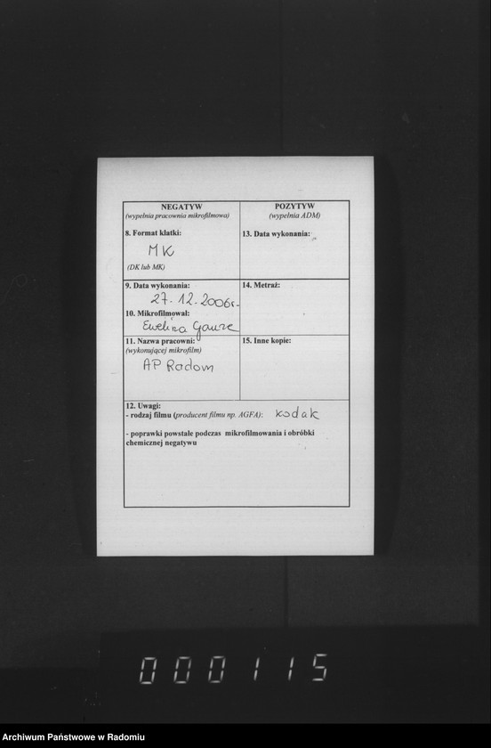 Obraz 3 z jednostki "Księga urodzeń, małżeństw i zgonów 1896 Bukówno"