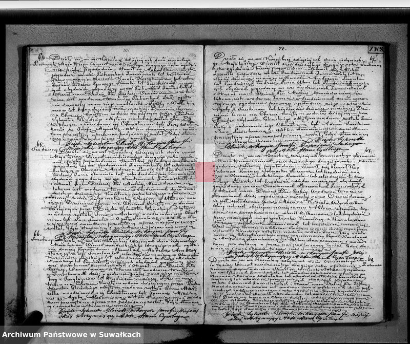 Obraz 14 z jednostki "D. Par. Wiejseye z roku 1862"