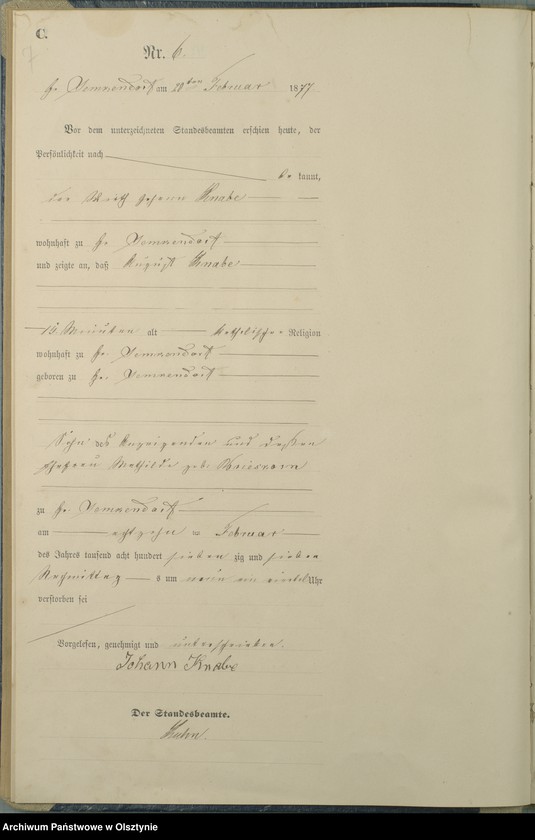 image.from.unit.number "Sterbe-Haupt-Register Nr 1 - 57"