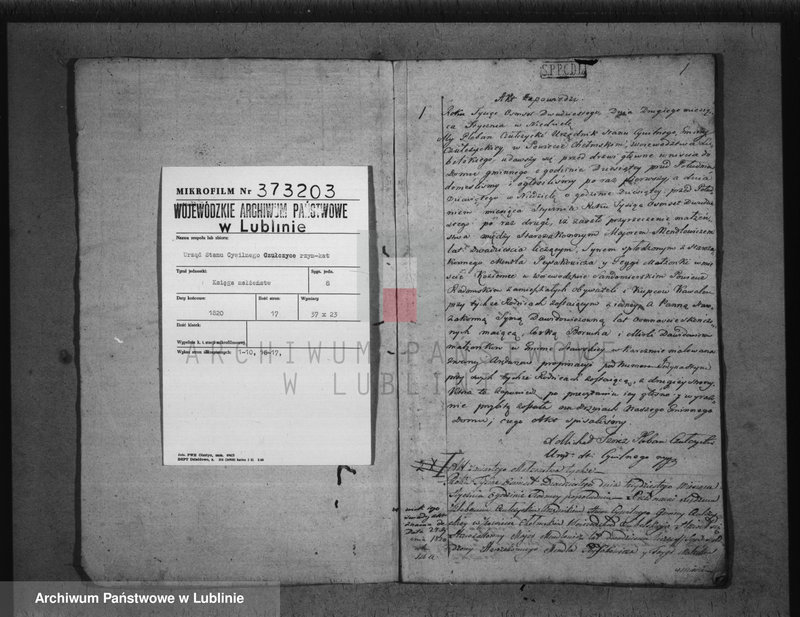 image.from.unit.number "Księga zapowiedzi i małżeństw"