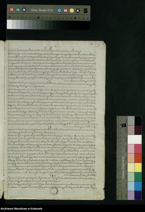 Obraz z jednostki "Akta urodzeń, małżeństw i zgonów parafii Proszowice za rok 1820"