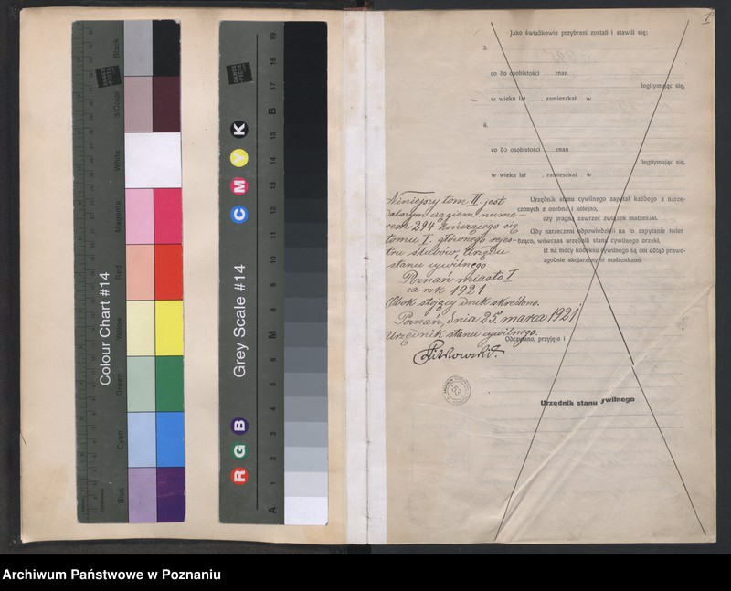 Obraz 3 z jednostki "Księga miejscowa małżeństw tom II [Rejestr główny małżeństw]"