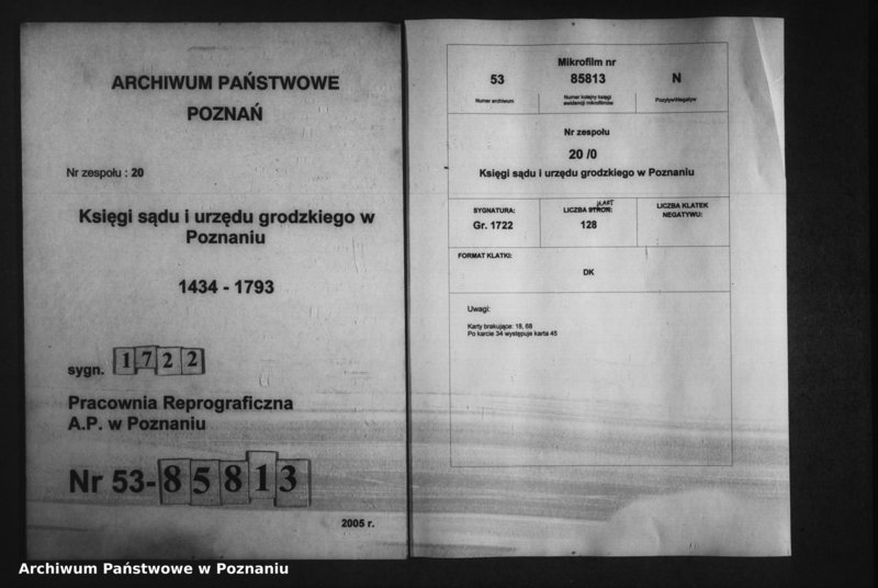 Obraz 1 z jednostki "Decreta officii [protocollon]"