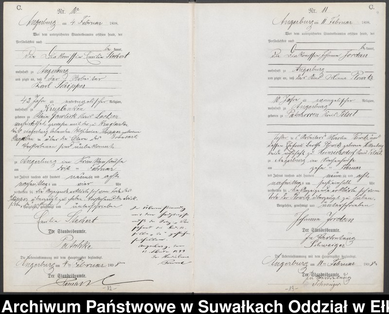 image.from.unit.number "Sterbe-Neben-Register des Preussischen Standes-Amtes Angerburg Kreis Angerburg"