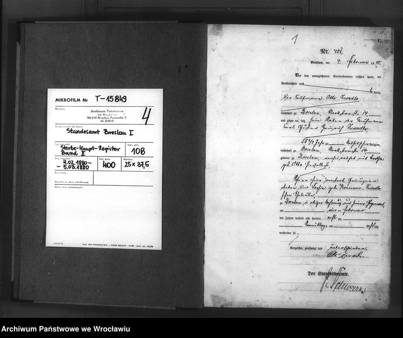 image.from.unit.number "Sterbe-Haupt-Register Breslau I 1880 Band 2"
