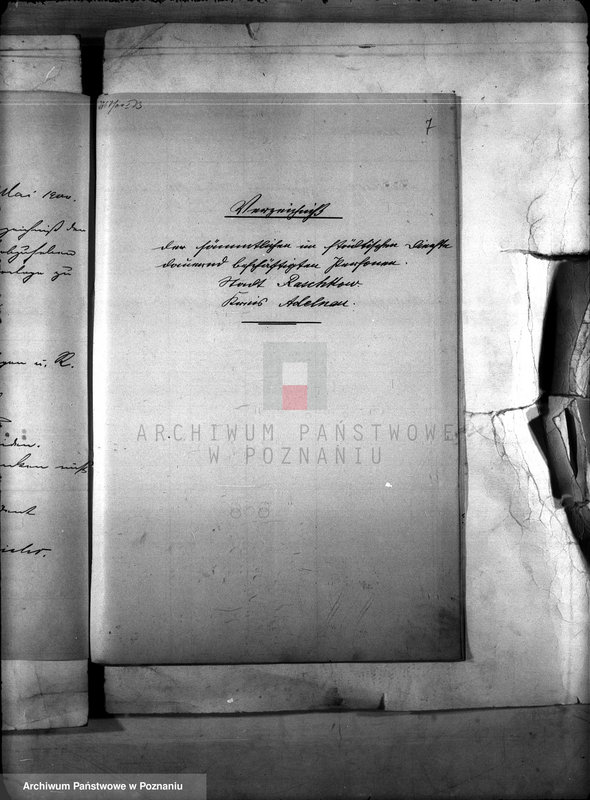 image.from.unit.number "Die Austellung und Versongung der Kommunalbeamten auf Grund des Gesetzes vom 30 Juli 1899 r. /Raszków/"