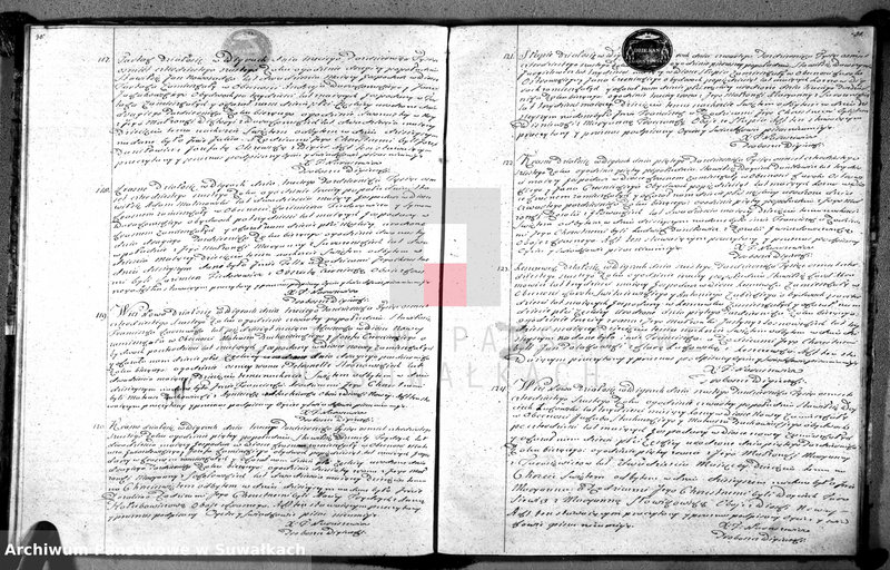 image.from.unit.number "Duplikat z oryginału aktów miejscowych wigierskich urodzonych, zaślubionych y umarłych wieku 1846"