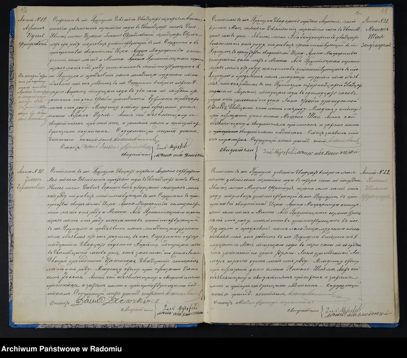 image.from.unit.number "[Duplikat akt urodzonych, zaślubionych i zmarłych Okręgu Bóżniczego Przysucha za 1903 r.]"