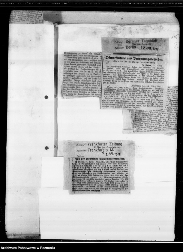 Obraz 13 z jednostki "Prawa i instytucje antypolskie. [Wycinki z gazet.]"