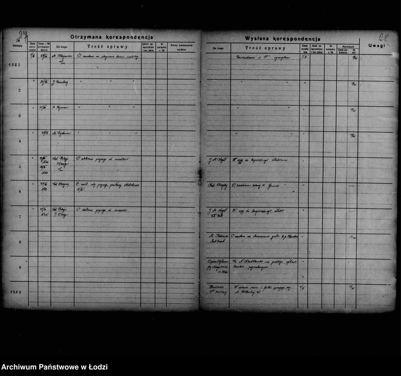Obraz 19 z jednostki "[Dziennik korespondencyjny]"
