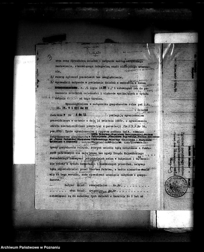 Obraz 7 z jednostki "Majątek Niemierzewo, Lubosz powiatu międzychodzkiego parcelacja"