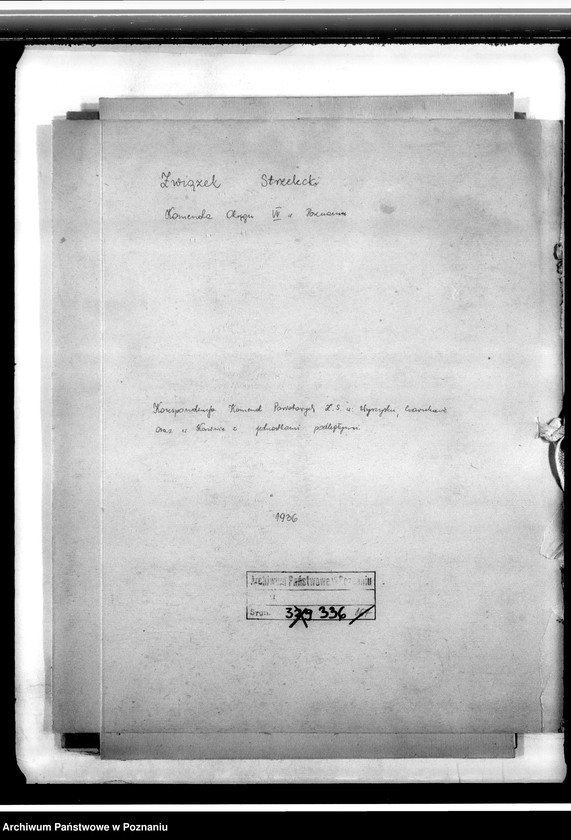 Obraz 4 z jednostki "Korespondencja Komend Powiatowych Związku Strzeleckiego w: Wyrzysku, Czarnkowie oraz w Koninie z jednostkami podległymi"