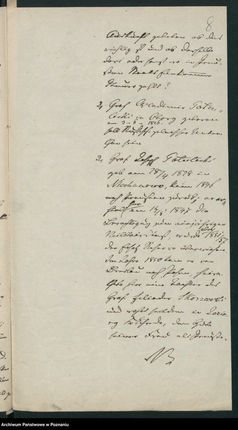 Obraz 12 z jednostki "A. betr. Gräfliche Familie Potulicki"