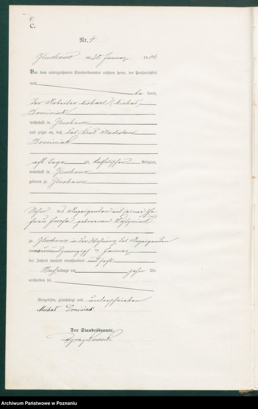 Obraz 6 z jednostki "Sterbe-Haupt-Register"