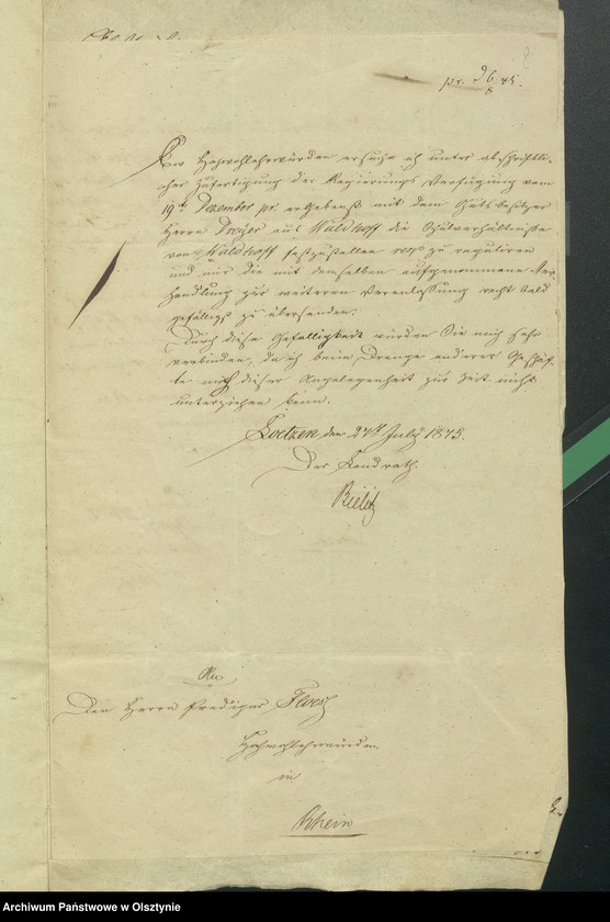 image.from.unit.number "Assozierung des Gutez Waldhof zur Schule in Trossen"
