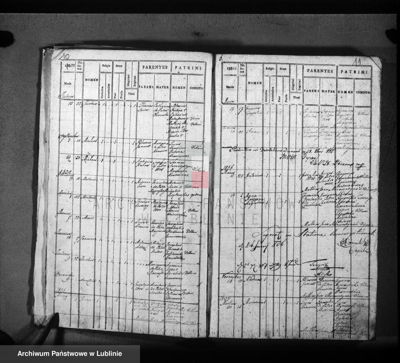 Obraz 8 z jednostki "Liber natorum, matriminium, sepultorum pro villa Wieprzowe Jezioro"