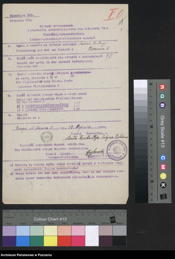 Obraz 3 z jednostki "[Wykaz szpitali i innych zakładów opiekuńczych działających na terenie Poznania]"